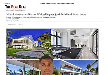 Hassan Whiteside Miami - Miami Heat Players Houses